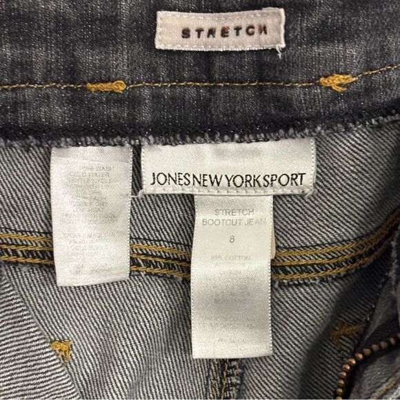 Jones New York | Sport Women’s Black Stretch Bootcut Denim Jeans Size 8 - Picture 10 of 13